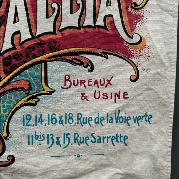 Large French “La Nouvelle Gallia” Cotton Tea Towel - Picture 4 of 7